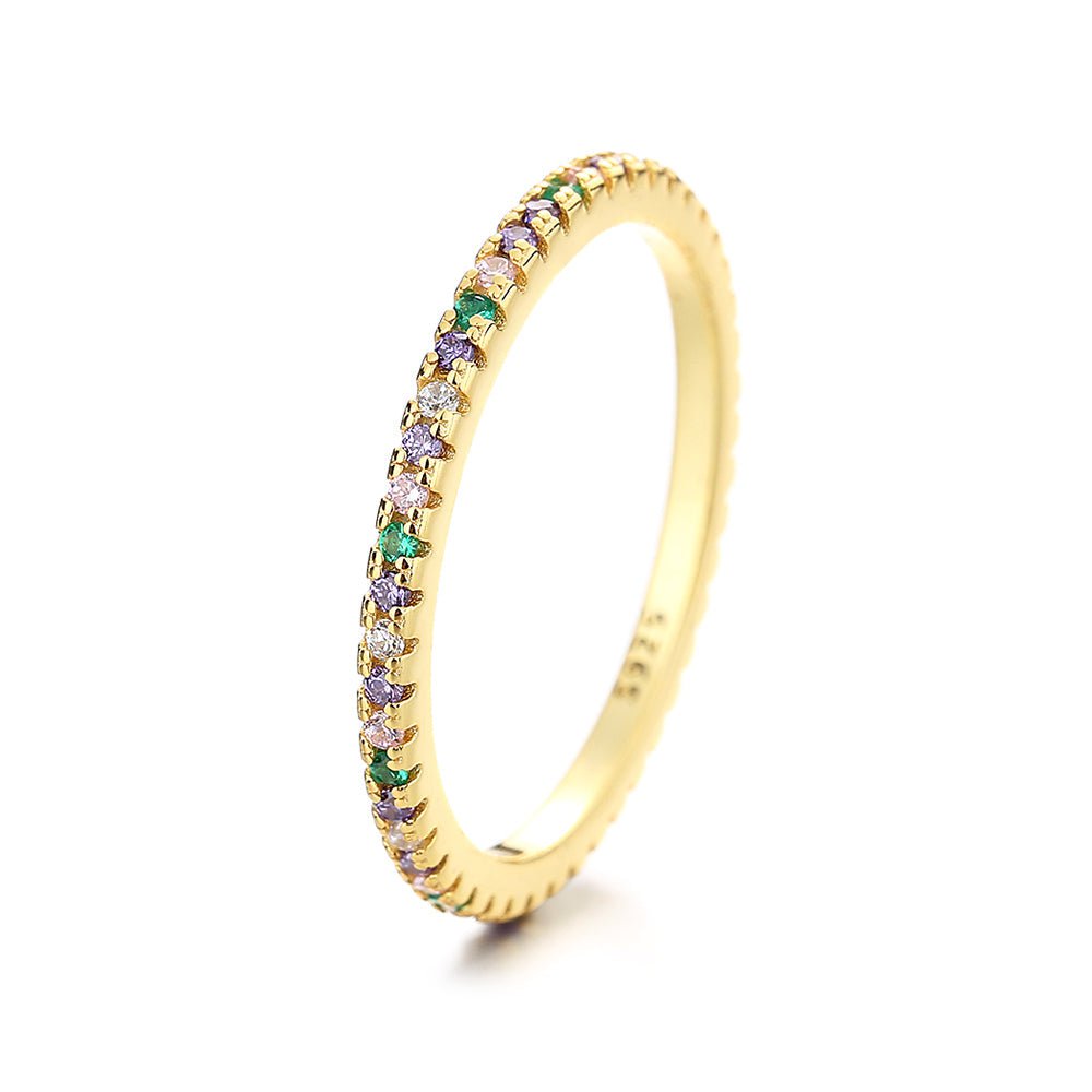 Pastel Rainbow eindeloze ring
