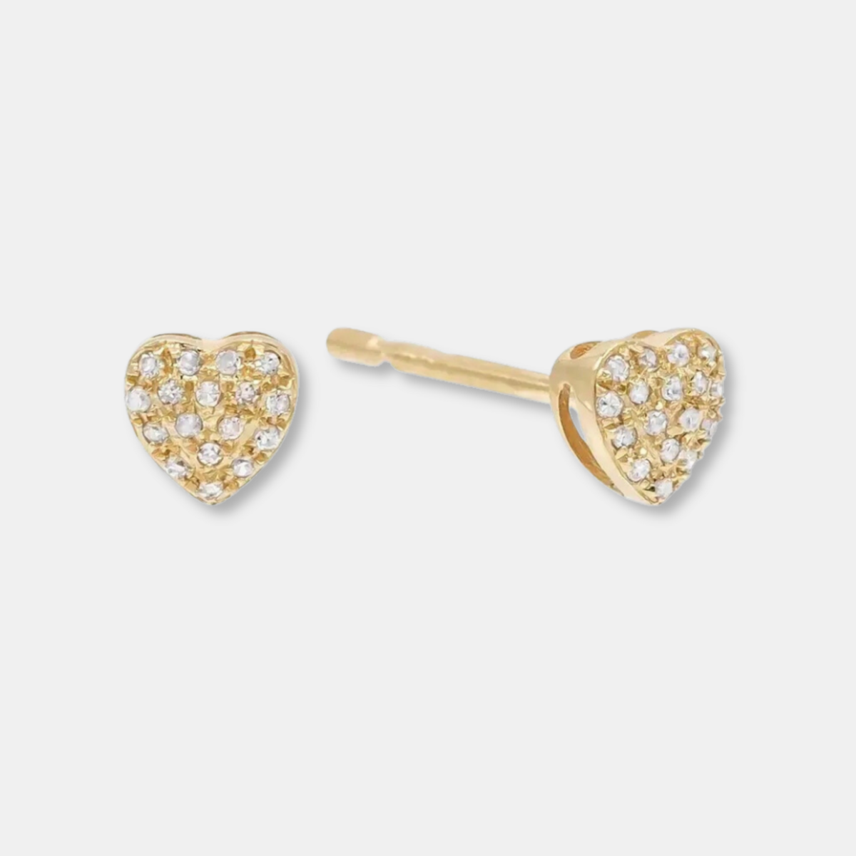 Schattig hart oorknopje