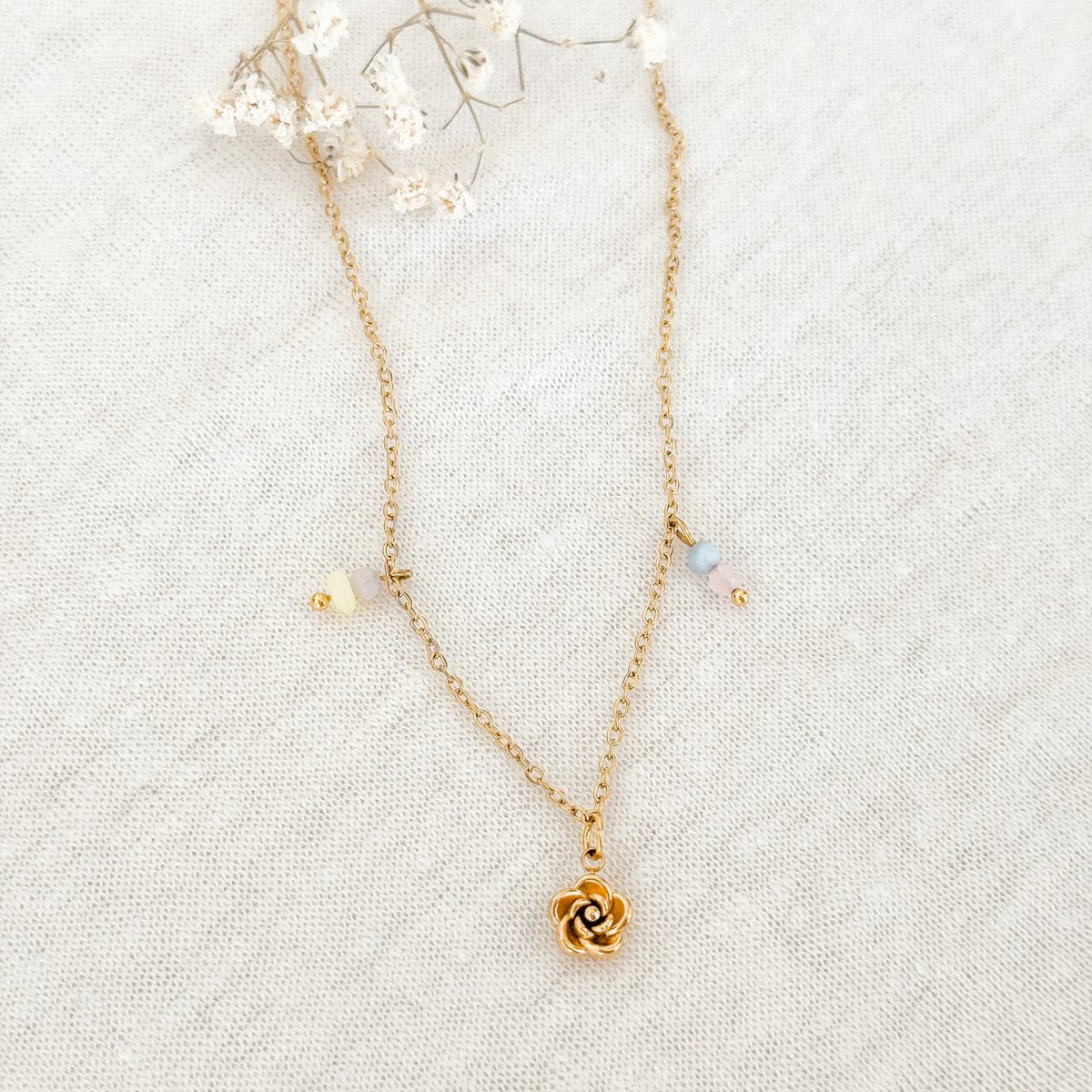 Groei & Bloei Ketting - Goud