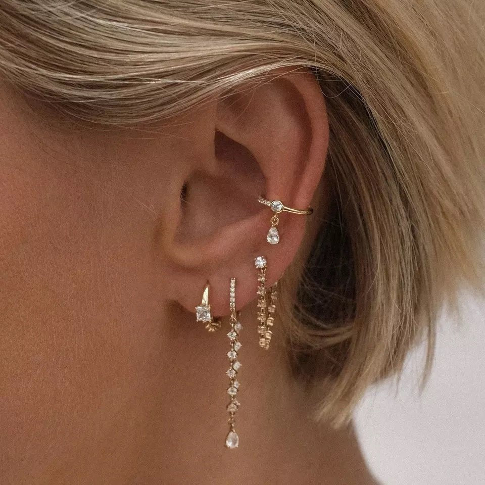 Ferrol Set dangling ear cuffs