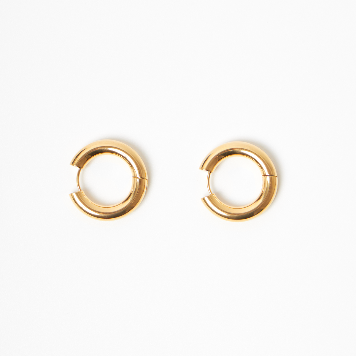 Vetgedrukte Loop Hoop Midi