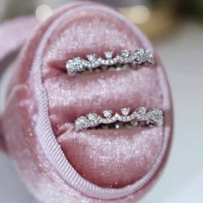 Schitterende kanten ring in prinsesstijl