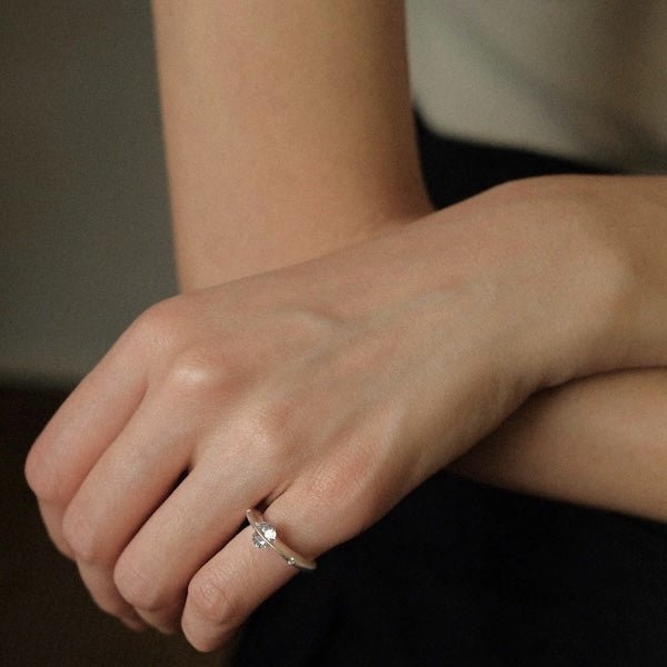 Unique design twinkled star rings