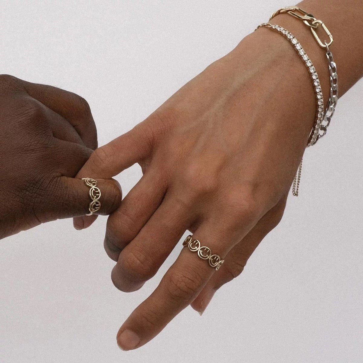 Gelukkige glimlachring