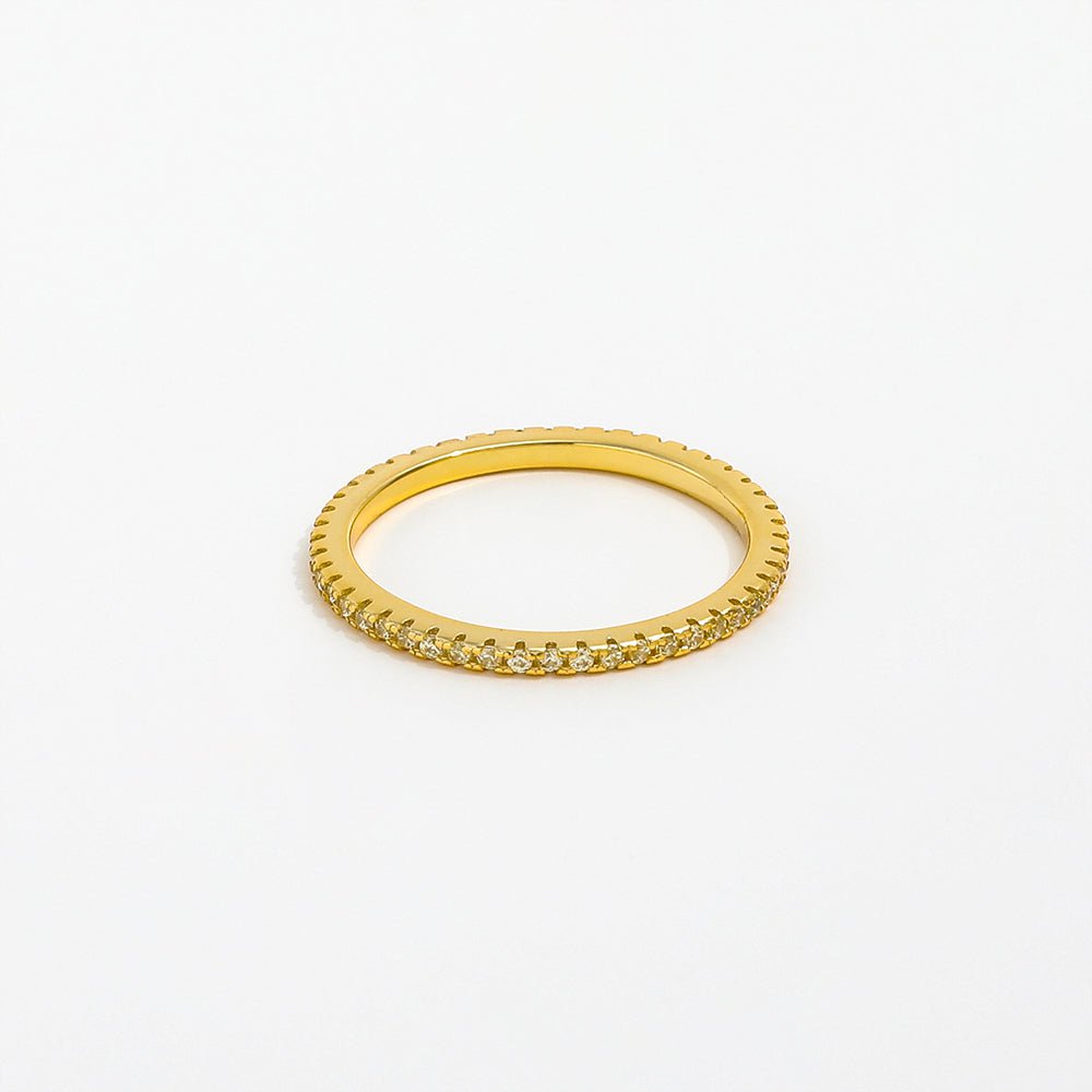 Yellow endless ring