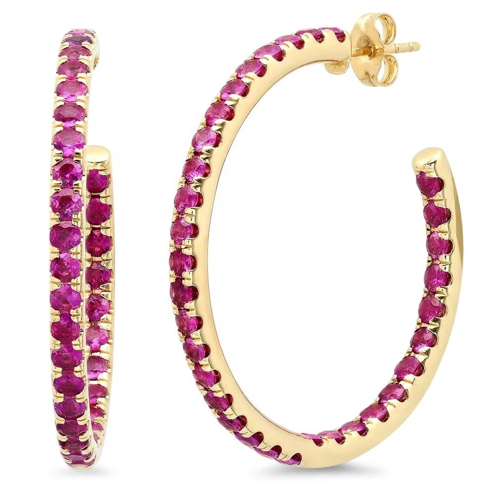 Lilly Hoop Ruby Red