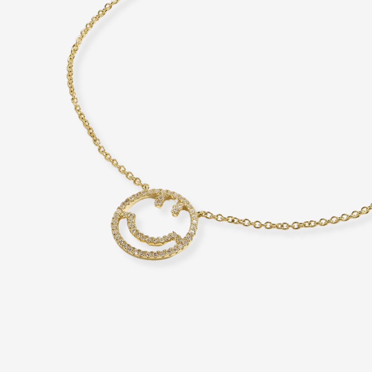 Gelukkige glimlach ketting